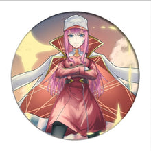 Load image into Gallery viewer, 1pcs Anime DARLING in the FRANXX Cosplay Badge Cartoon Zero Two Pretty Brooch Pins Collection bags Badges for Backpacks