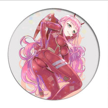 Load image into Gallery viewer, 1pcs Anime DARLING in the FRANXX Cosplay Badge Cartoon Zero Two Pretty Brooch Pins Collection bags Badges for Backpacks