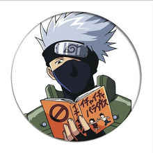 Load image into Gallery viewer, 1pcs Naruto Cosplay Badge Uchiha Sasuke Itachi Brooch Pin Hatake Kakash Cute Collection Badge for Backpack Clothes