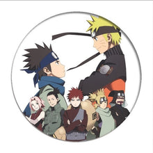 Load image into Gallery viewer, 1pcs Naruto Cosplay Badge Uchiha Sasuke Itachi Brooch Pin Hatake Kakash Cute Collection Badge for Backpack Clothes